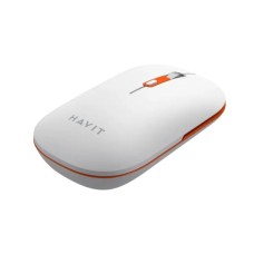 Havit MS60WB, 800-1600dpi, 4 buttons, Ambidextrous, 500mAh, 2.4Ghz/BT, White