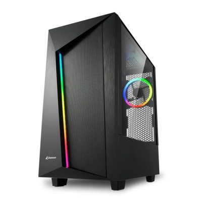 Carcasă PC Sharkoon REV 100: Design Inovator și Performanță