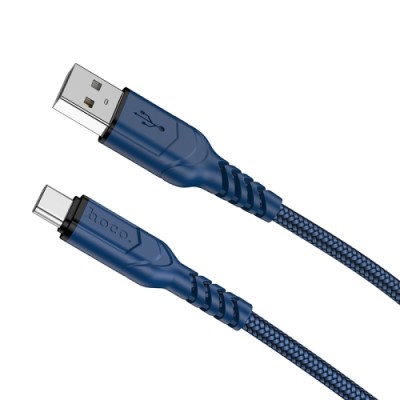 Кабель Hoco X59 Type-C 2.0 (2м, 3A, нейлоновая оплетка)