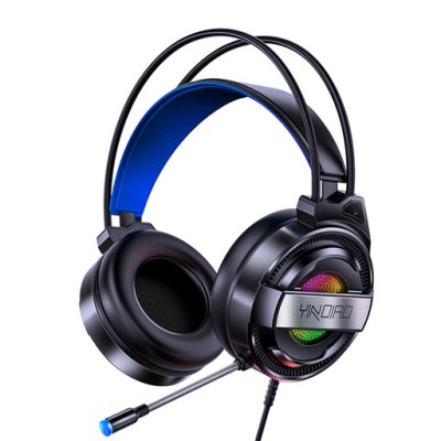Игровые наушники YINDIAO Q3 с RGB подсветкой, 3.5мм + USB