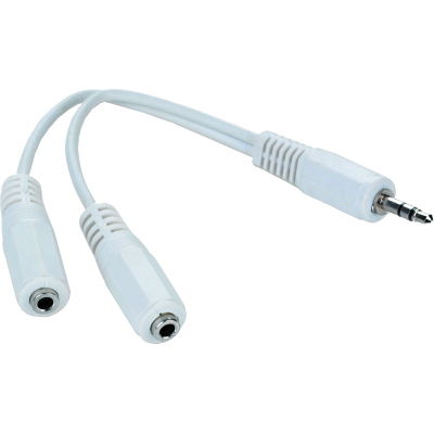 3,5mm(M) - 3,5mm(F)x2 0,10m Gembird CCA-415W