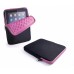 Cover 9.7" Tuff-Luv Armour-prene Bubble Protection case - Black / Pink