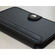 Cover 7-8" Saxon Black Leather