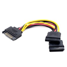 Кабель-разветвитель питания SATA (15-pin), 0.15 м, CC-SATAM2F-01