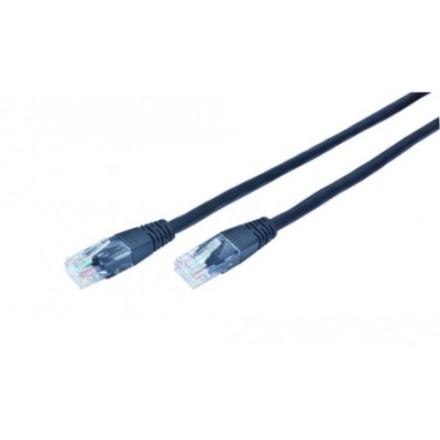 Патч-корд Cat.5E, 3 метра, черный (PP12-3M/BK)