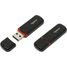32GB Apacer "AH333", Black, Classic Cap