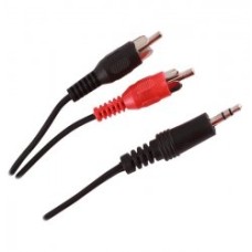 Cablu Audio Gembird CCA-458/0.2, 3.5mm Jack Tata la 2x RCA Tata, 0.2m