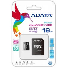 16GB microSD Class10 U1 + SD adapter ADATA