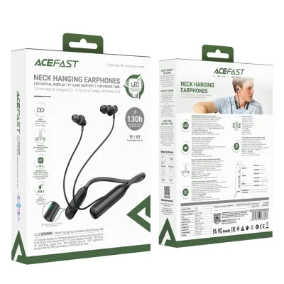 Casti Audio Wireless AceFast N4, Autonomie 130/100 ore