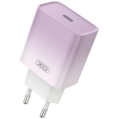 Сетевое зарядное устройство USB XO CE18, 30W, Power Delivery PD30W, Белое