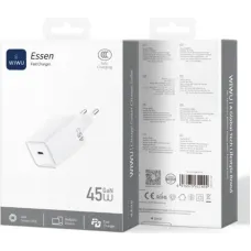 Сетевое зарядное устройство USB WiWu Wi-G036, 45W, Power Delivery PD45W