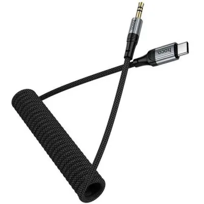 Cablu Audio Jack 3.5mm la USB Type-C Hoco UPA33B, 1m