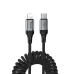 Cablu de date si incarcare Hoco X121, USB-C la Lightning, PD 27W, 1m, Negru