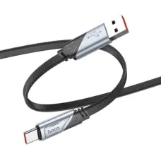 Cablu Date și Încărcare Hoco U119 Type C / USB 2.0, 5A, 1.2m, Negru