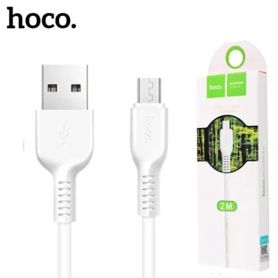 Cab de date si alimentare Hoco X20 Micro-USB 2.0, 2m, Alb
