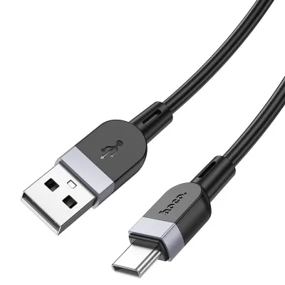 Cablu Hoco X109 USB-A la USB-C, 3 metri, Negru