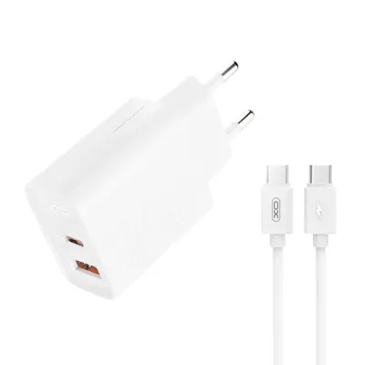Incarcator USB XO L161 20W, PD20W + QC3.0, cu cablu Type-C