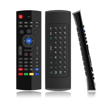 Telecomandă Air Mouse RC MX3 cu tastatură și giroscop 2.4G