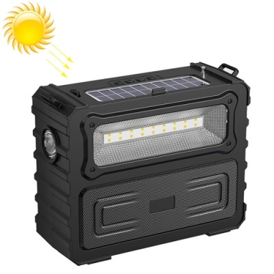 Boxă portabilă DV-690 cu Bluetooth, radio FM și panou solar