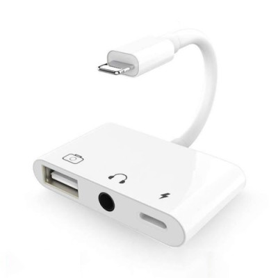 Adapter Lightning - OTG, Audio, Charge
