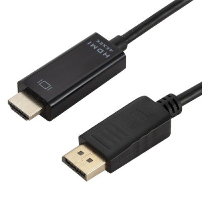Кабель DisplayPort - HDMI, 1.8м, 4K, OEM