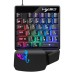 Игровая клавиатура HXSJ V400 для одной руки, RGB-подсветка, раскладка EN, черный Игровая клавиатура HXSJ V400 для одной руки, RGB-подсветка, раскладка EN, черный