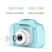 Aparat Foto Digital pentru Copii, Ecran LCD 2 inch, 8MP, HD, Albastru