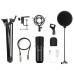 PULUZ Studio Professional Microphone Kit.USB Sound Card. Black