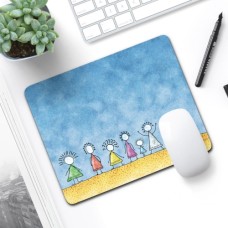 Mousepad Rubber Mouse Pad 21x26 cm - Beach Family (G-MP-P-012)