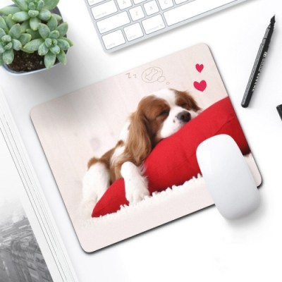 Mousepad Rubber Happy Puppy 21x26 cm