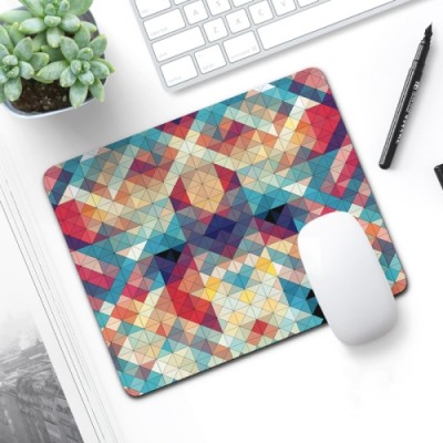 Mousepad Rubber 21x26 cm, Colorful Triangle (G-MP-P-021)