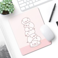 Коврик для мыши Rubber Mouse Pad 21x26 см - Pig Dumplings (G-MP-P-025)