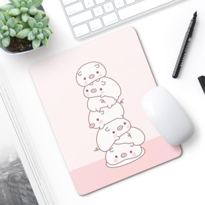 Mousepad Rubber Mouse Pad 21x26 cm - Pig Dumplings (G-MP-P-025)