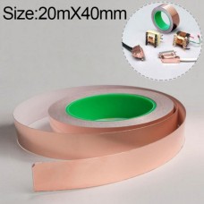 Copper Double-sided Conductive Foil Tape, 20m x 40mm