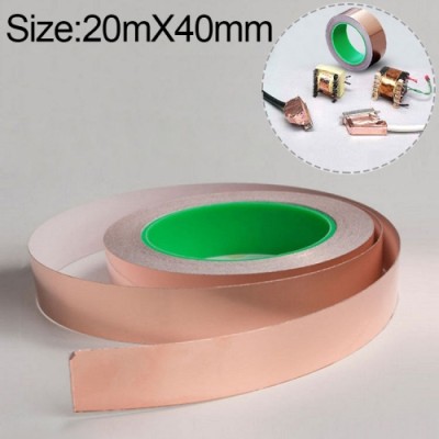 Copper Double-sided Conductive Foil Tape. 20m x 40mm